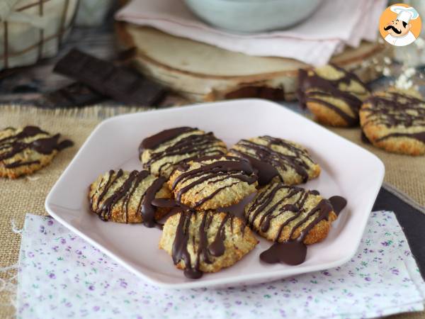 Okara oat cookies with chocolate - photo 5