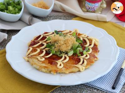 Okonomiyaki - Japanese omelette