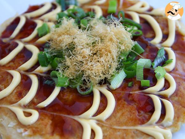 Okonomiyaki - japanese savory pancake - photo 2