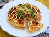 Okonomiyaki - japanese savory pancake, photo 3