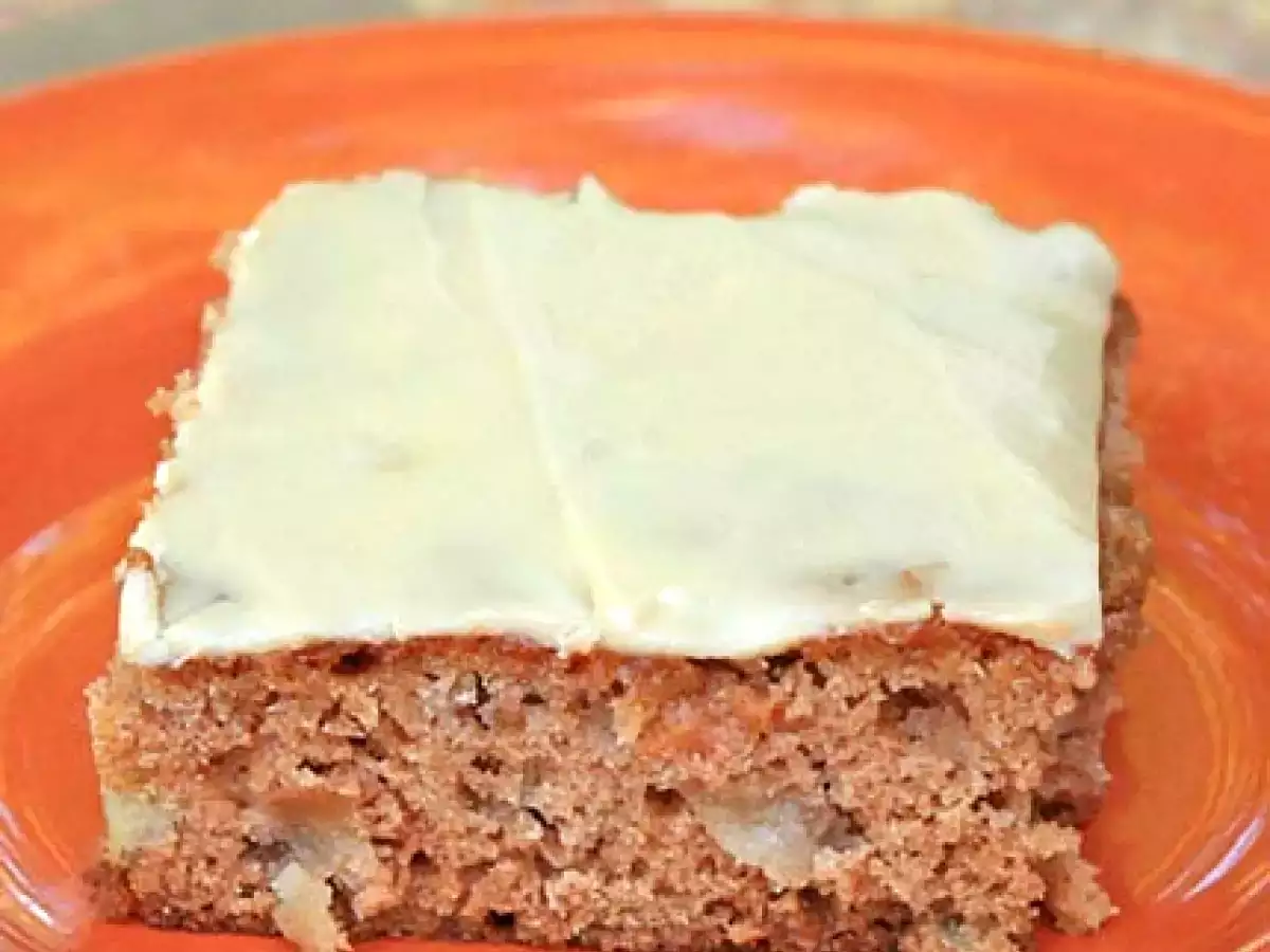 Old-Fashioned Apple Cake with Brown Sugar Frosting