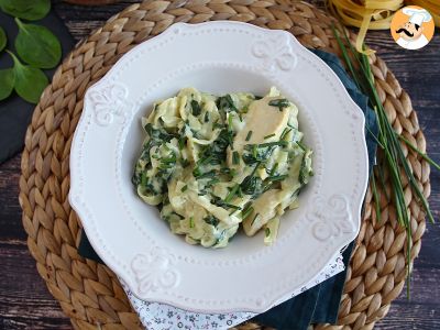 One pot pasta goat cheese, spinach and chicken - photo 3