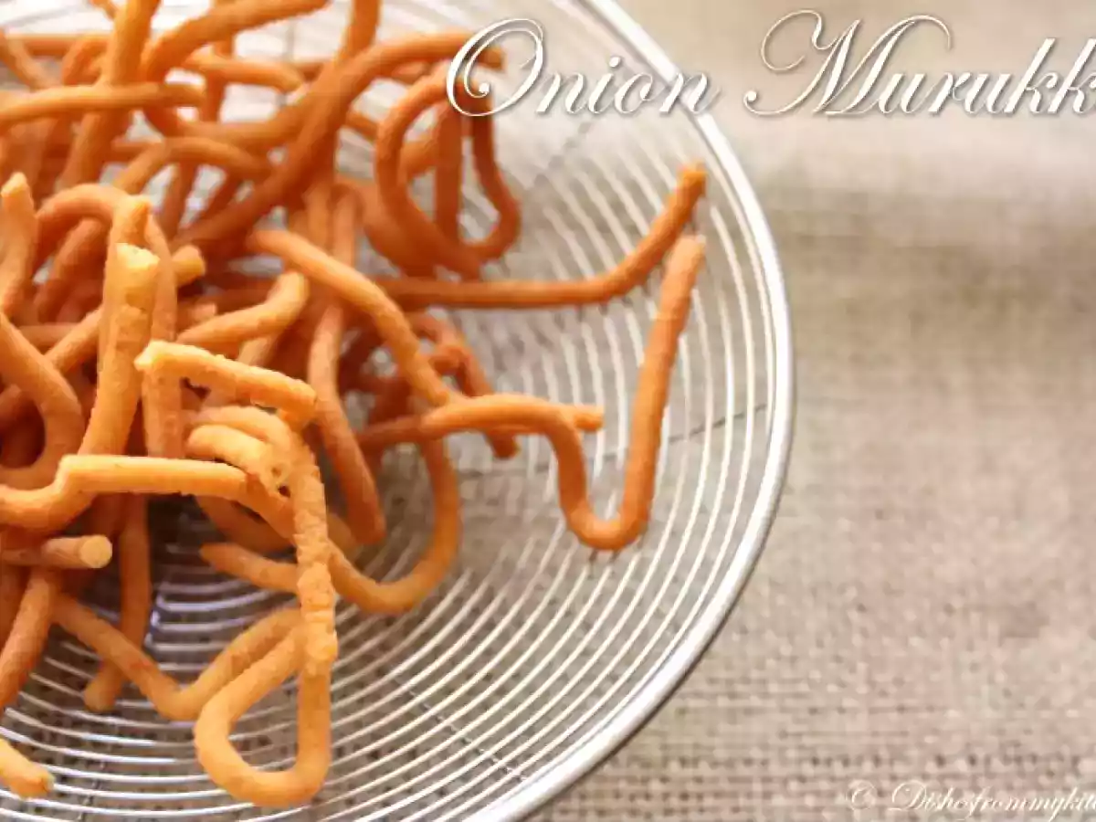 ONION MURUKKU - DIWALI CELEBRATION !!!