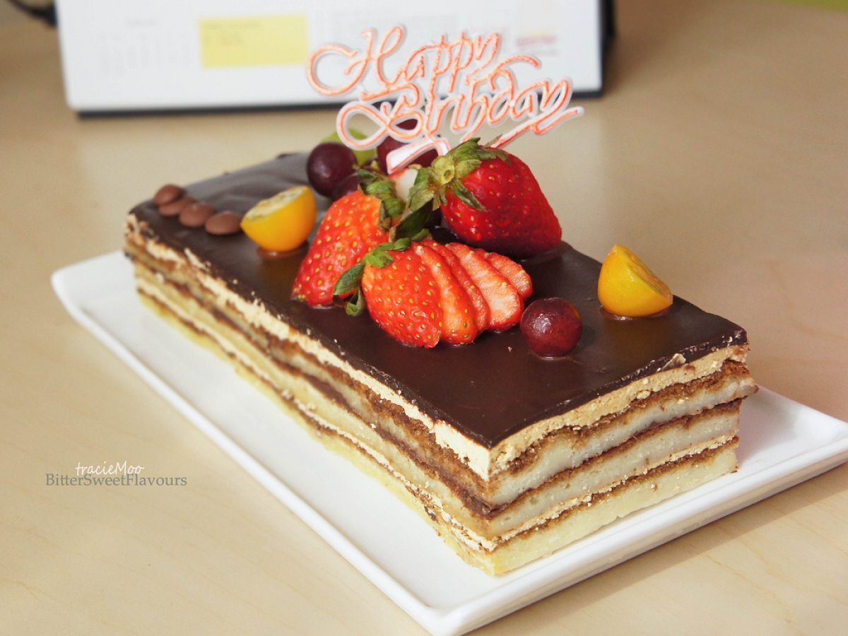 Opera Cake stacks up courage.