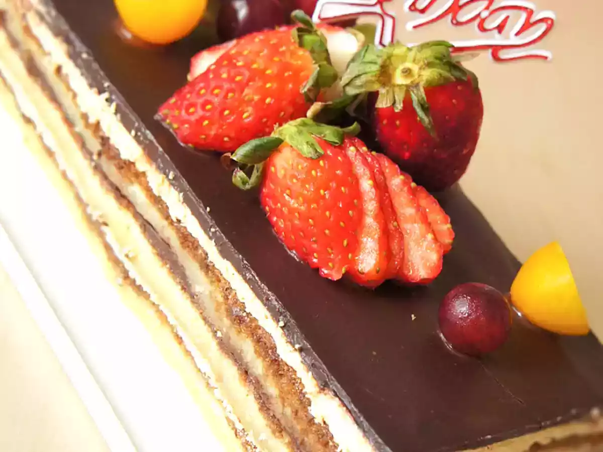 Opera Cake stacks up courage. - photo 2