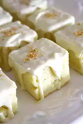 Orange and white chocolate petit fours recipe