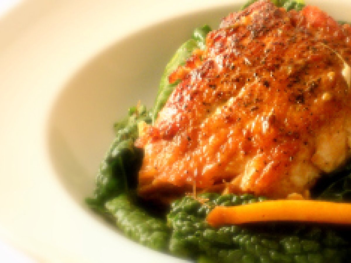 Orange Ginger Glazed Salmon