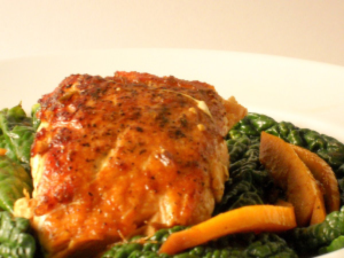 Orange Ginger Glazed Salmon - photo 3