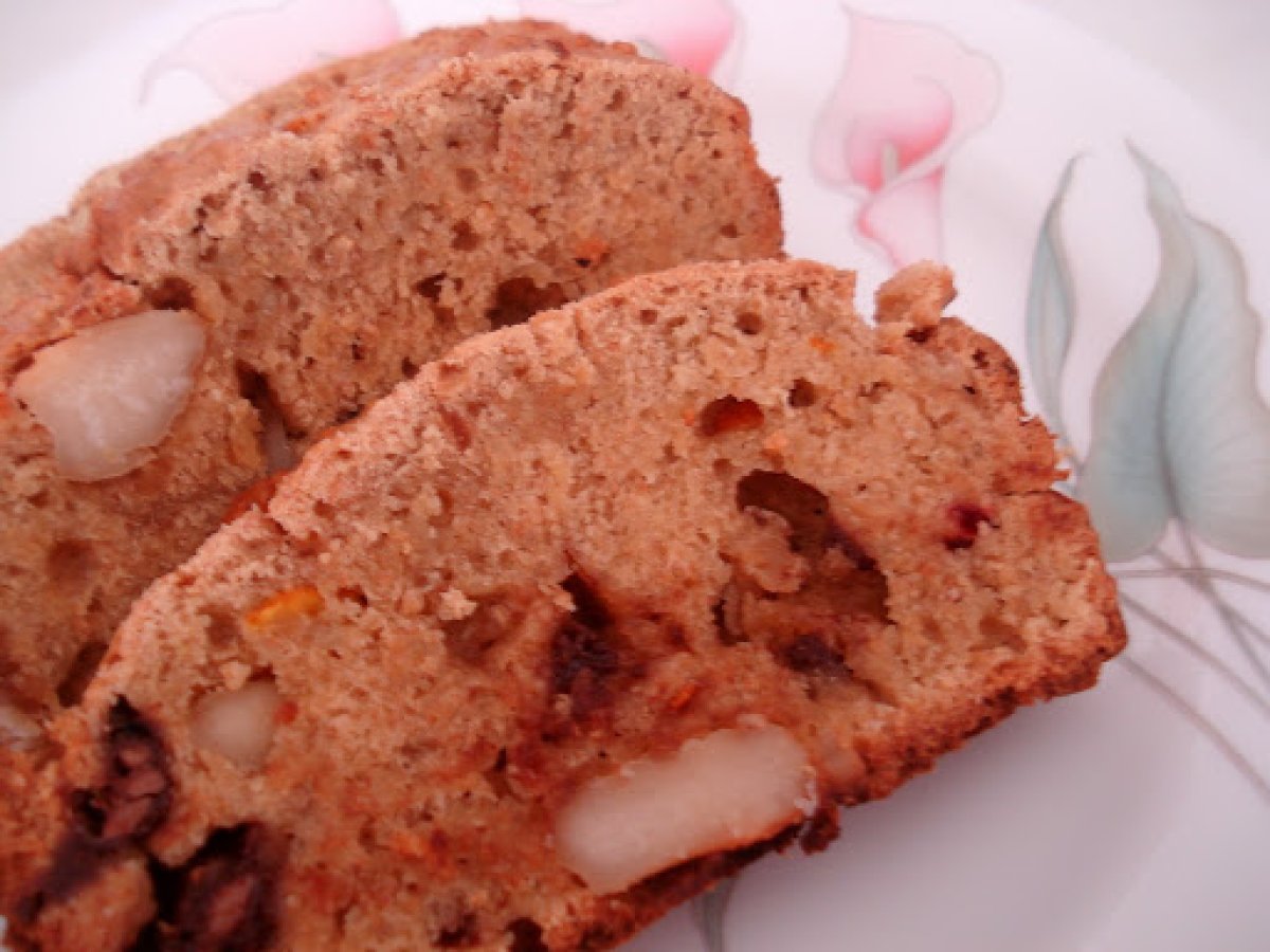 Orange Macadamia Rocky Road Quick Bread