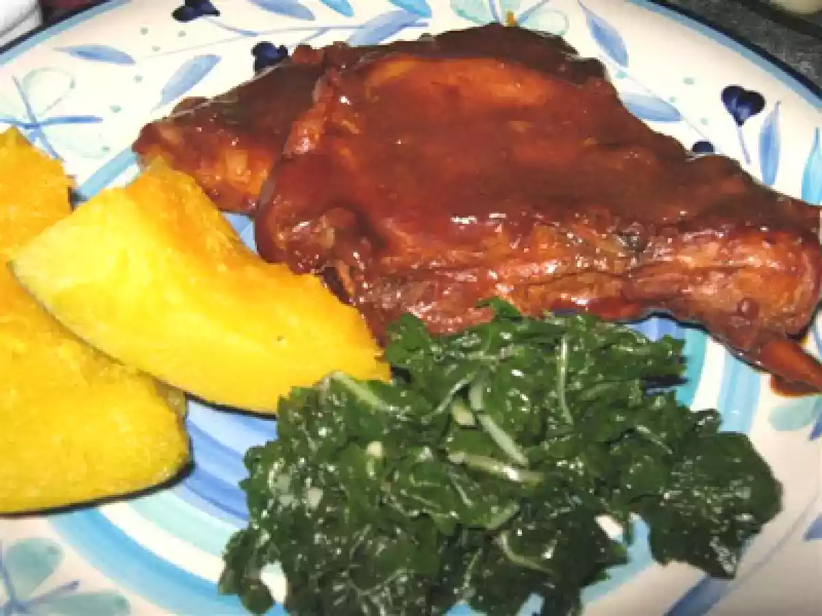 Orange Pork Chops - in a Sweet, Toffee Coloured Sauce