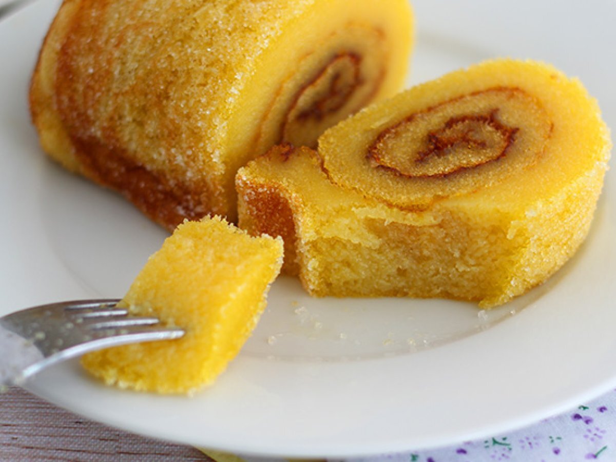 Orange swiss roll from Portugal - Torta de laranja - photo 4