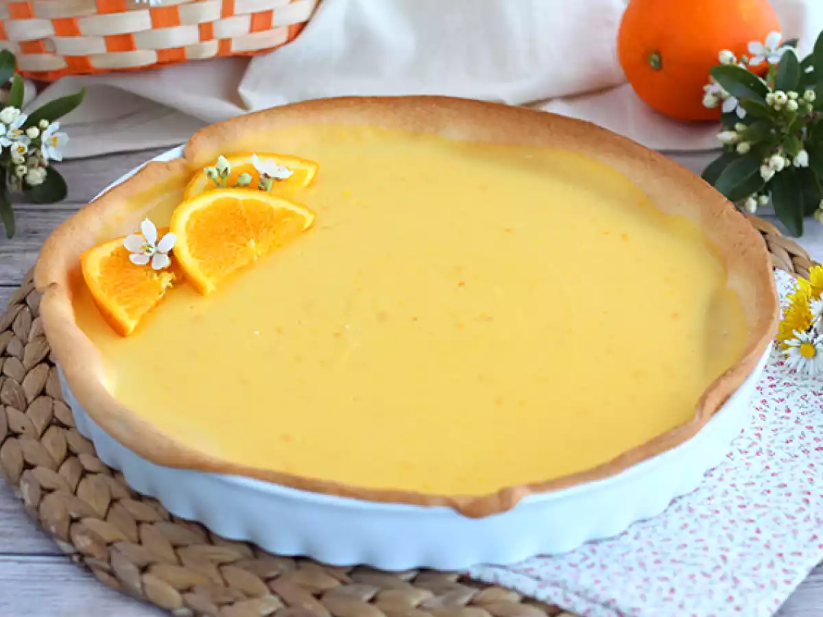 Orange tart