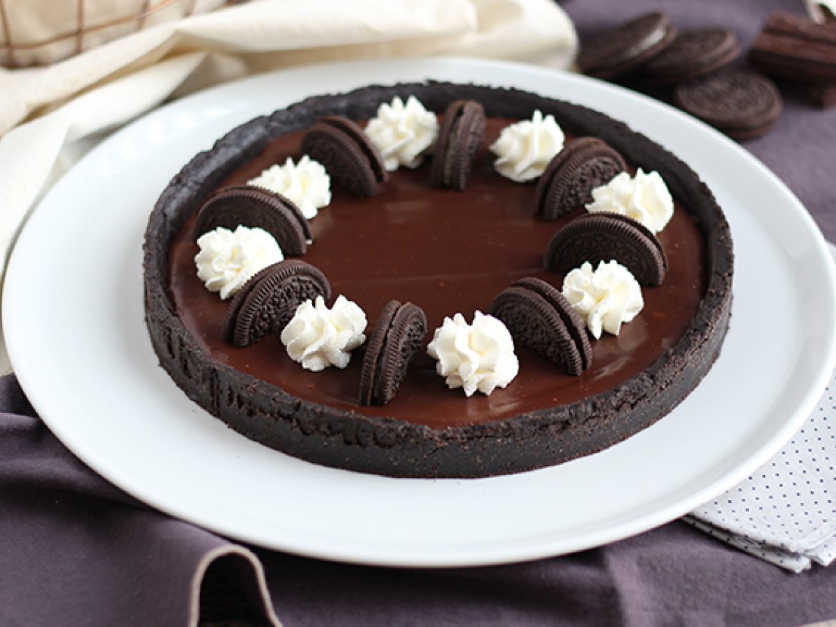 Oreo And Chocolate Tart No Bake Recipe Petitchef