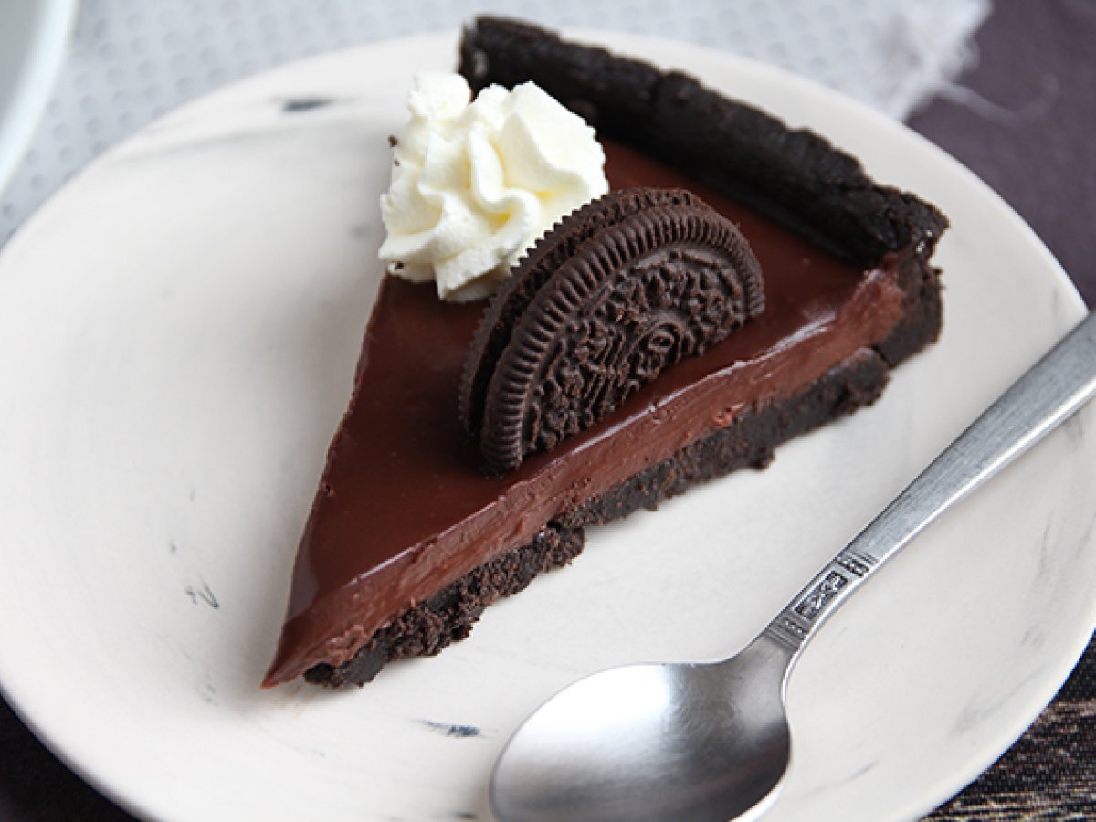 Oreo and chocolate tart - no bake - photo 3