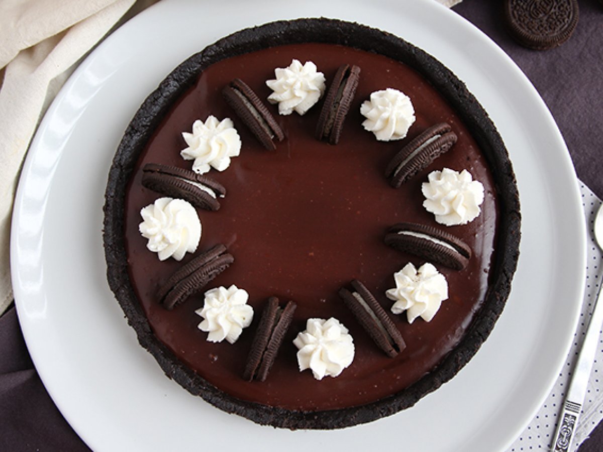 Oreo and chocolate tart - no bake - photo 4