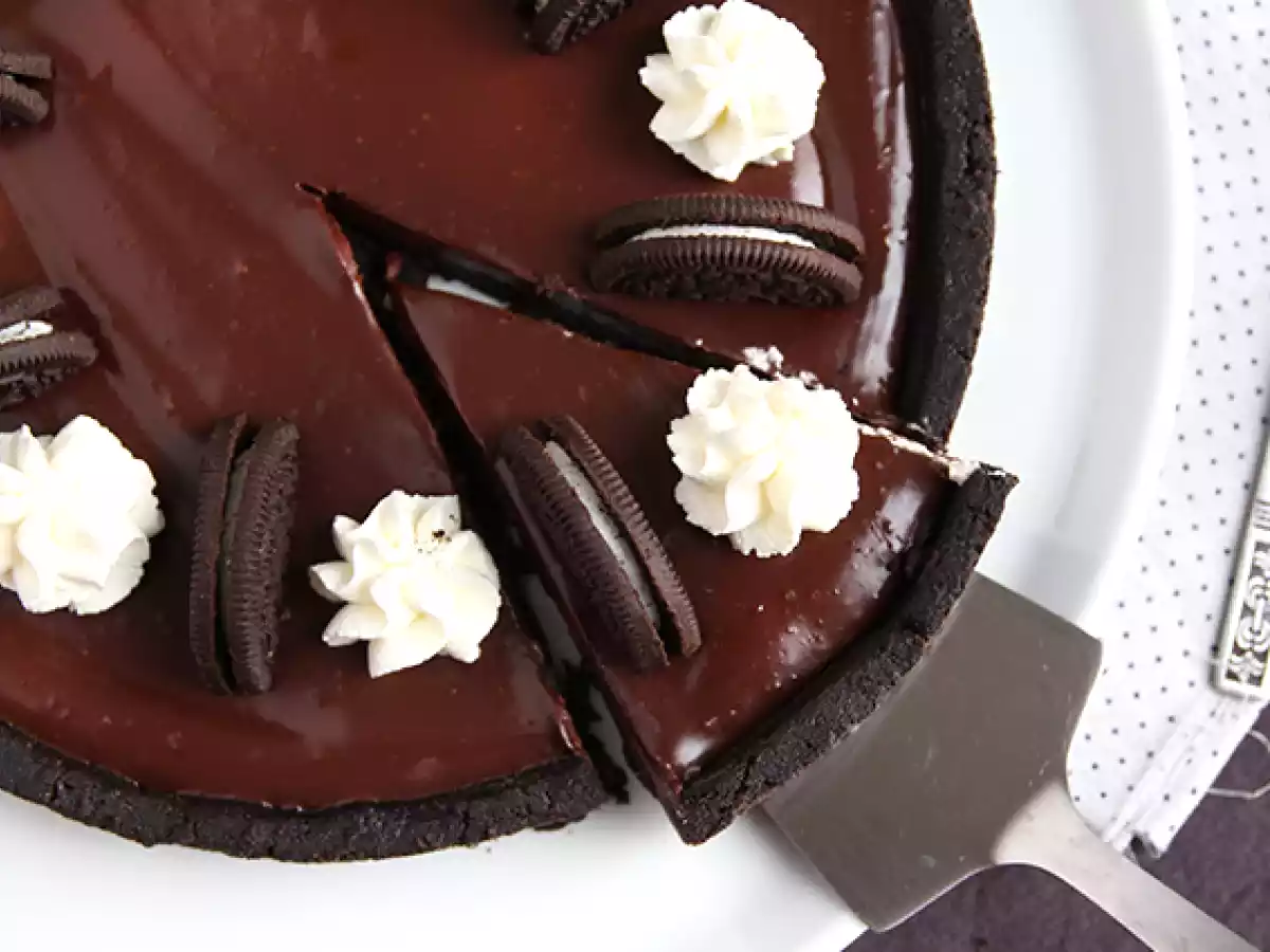 Oreo and chocolate tart - no bake - photo 5
