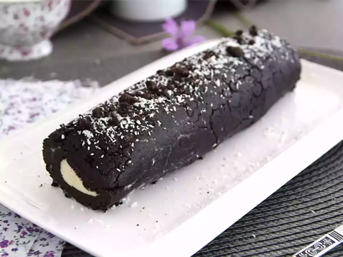 Oreo roll cake - photo 2