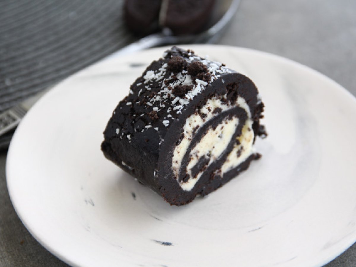 Oreo roll cake - photo 3