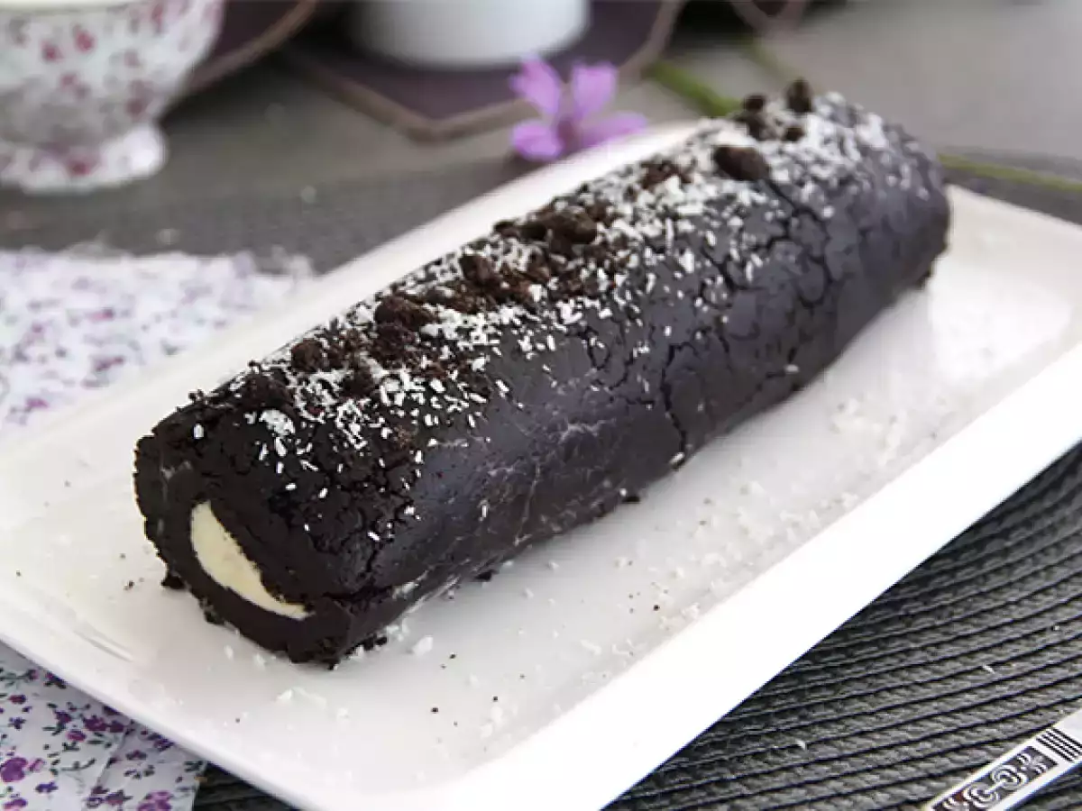 Oreo Swiss roll - photo 2