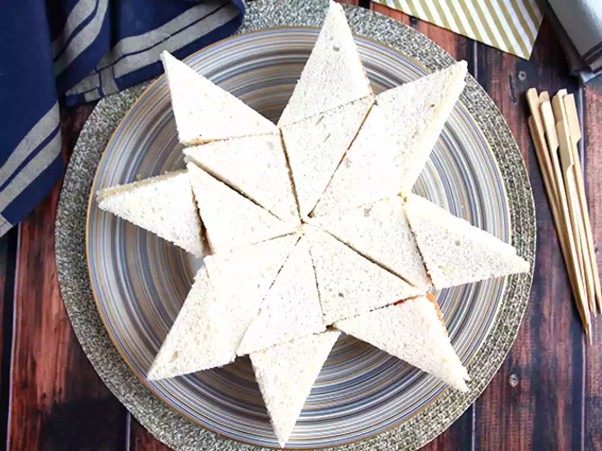 Origami star surprise bread - photo 6