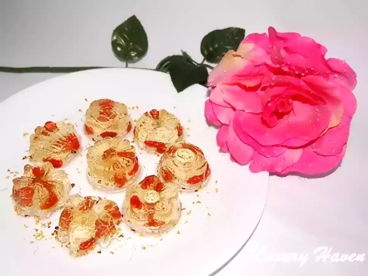 Osmanthus Jelly With Wolfberries