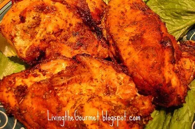 Oven baked chicken breast with sweet & spicy rub, Recipe 