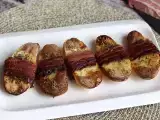 Oven-baked potatoes wrapped in bacon, photo 2