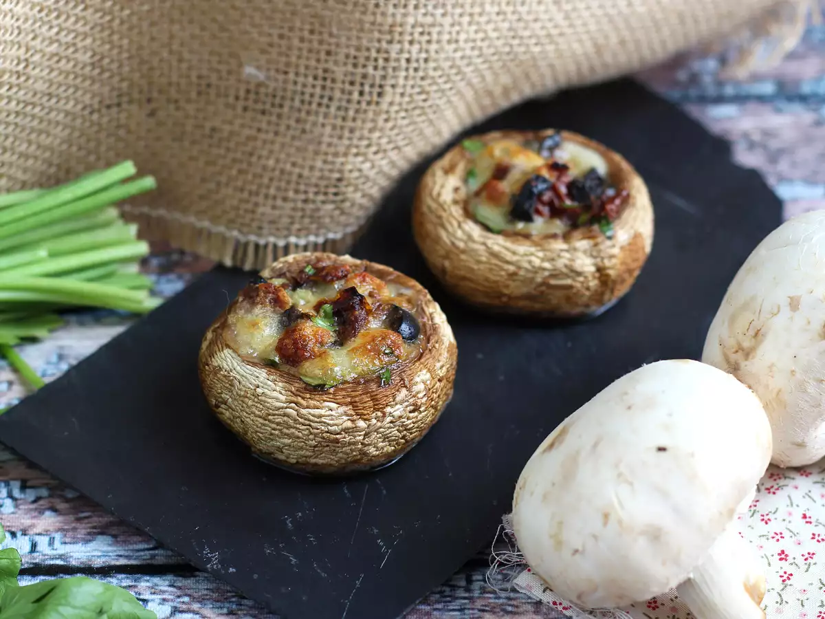 Oven-Baked Stuffed Mushrooms (A Great Appetizer Idea) - photo 4