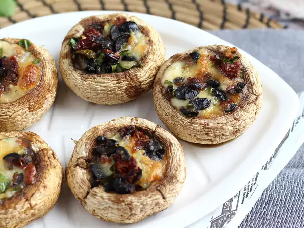 Recipe Oven-baked stuffed mushrooms (a great appetizer idea)
