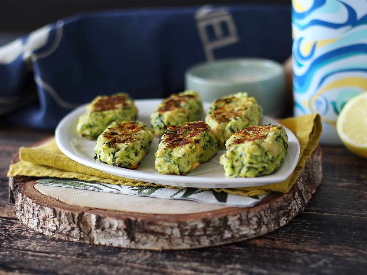 Oven baked zucchini croquettes, to make the whole family love vegetables!