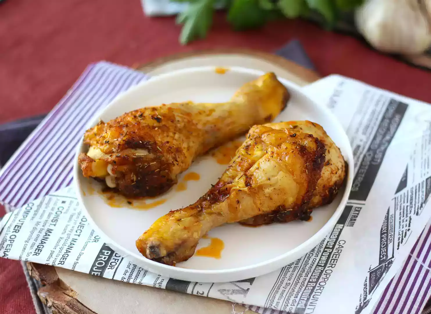 Quick marinated chicken drumsticks recipe