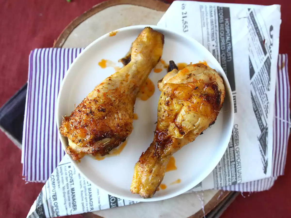 Oven marinated chicken drumsticks - super quick to make! - photo 4