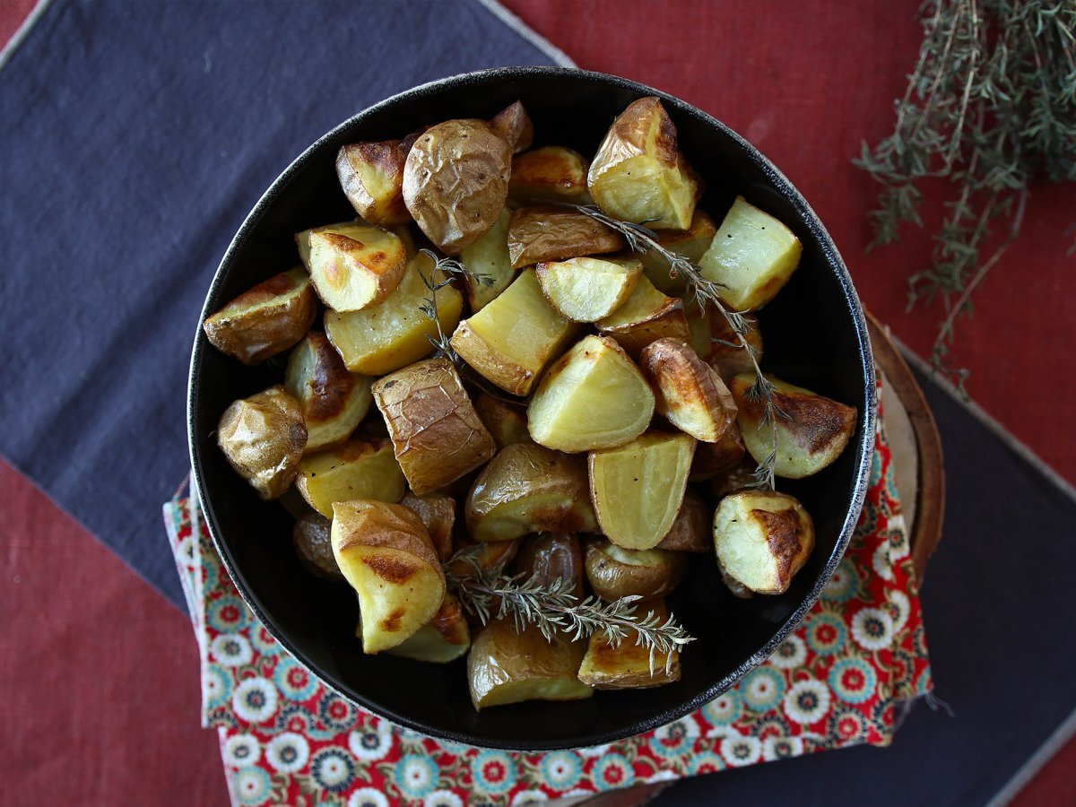 Oven roasted potatoes, the classic recipe - photo 5