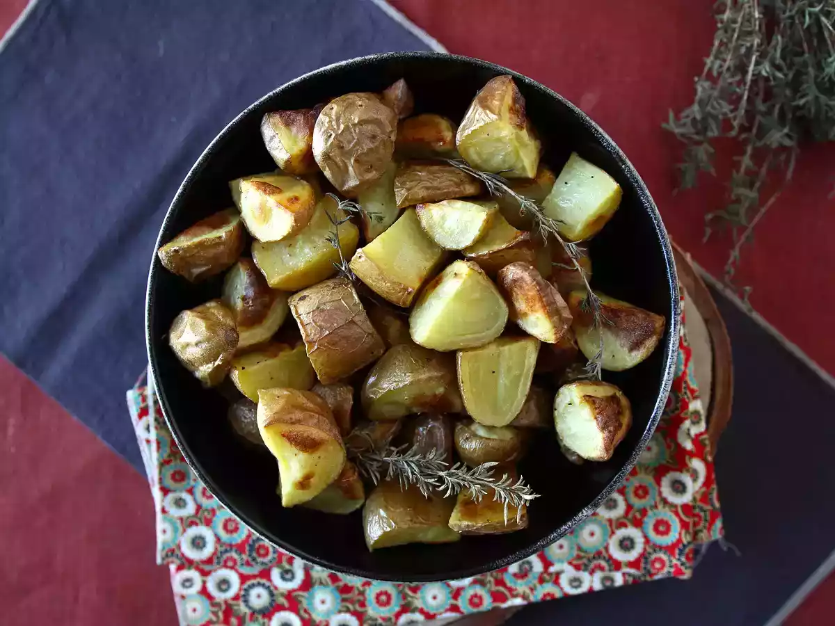 Oven roasted potatoes, the classic recipe - photo 5
