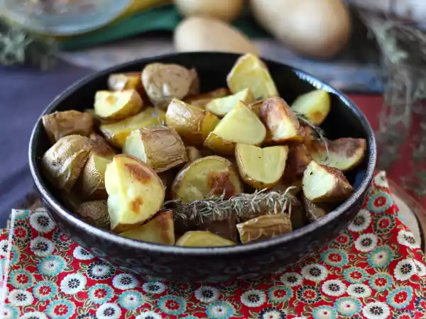 Recipe Oven roasted potatoes, the classic recipe