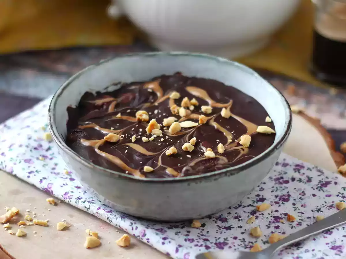 Overnight oat, red berries and chocolate, a healthy and filling breakfast! - photo 6