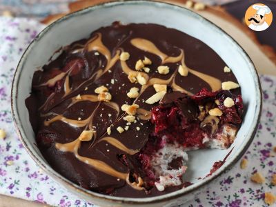 Overnight oat, red berries and chocolate, a healthy and filling breakfast! - photo 5