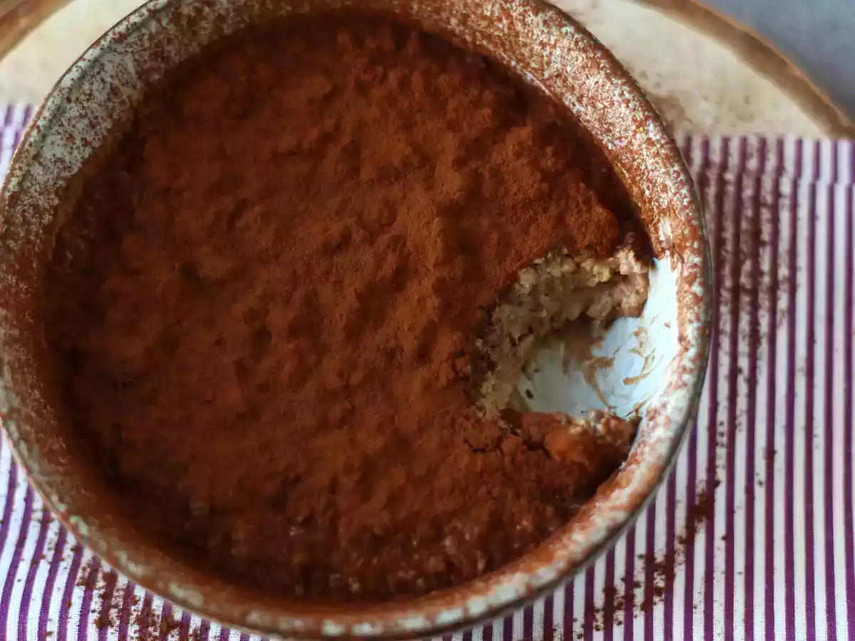 Overnight oats that taste like tiramisu, the perfect coffee and cocoa breakfast! - photo 2