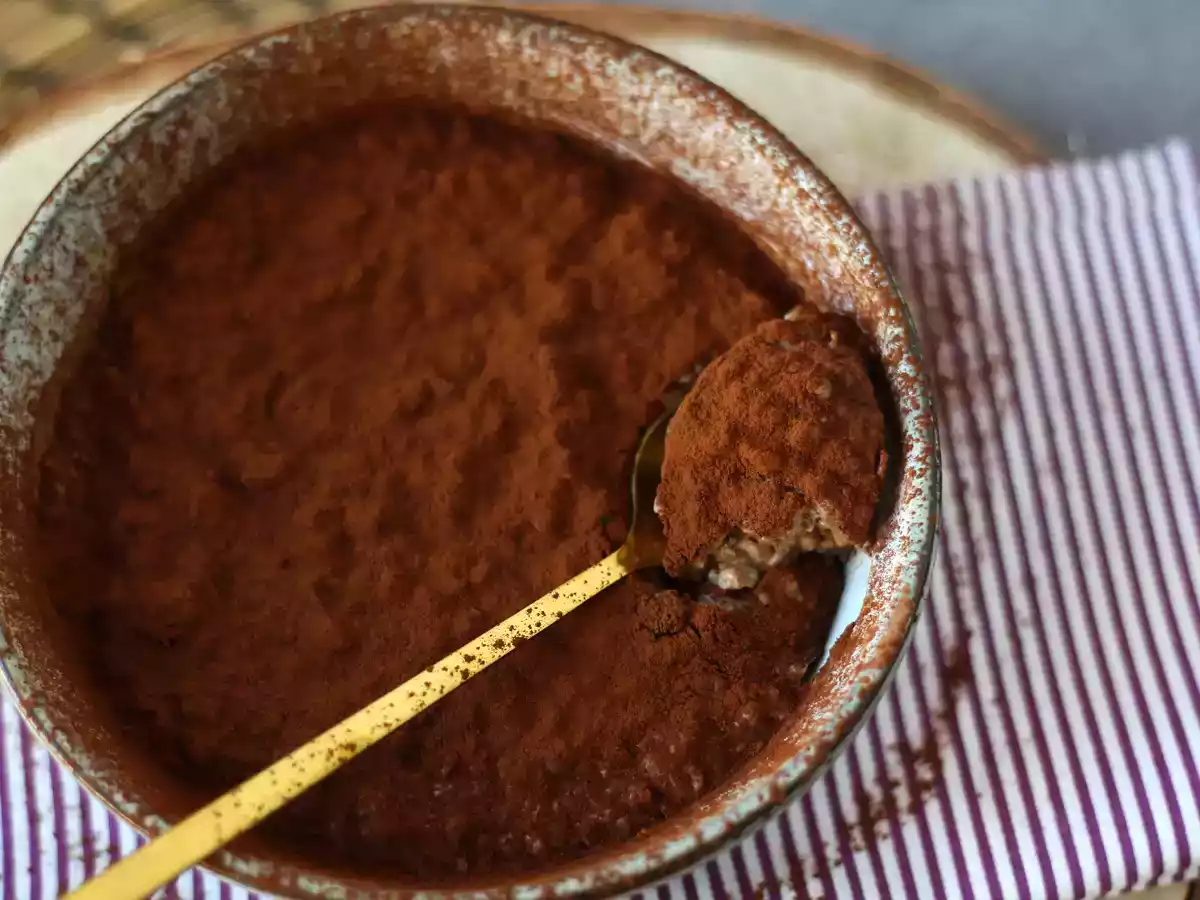 Overnight oats that taste like tiramisu, the perfect coffee and cocoa breakfast! - photo 5