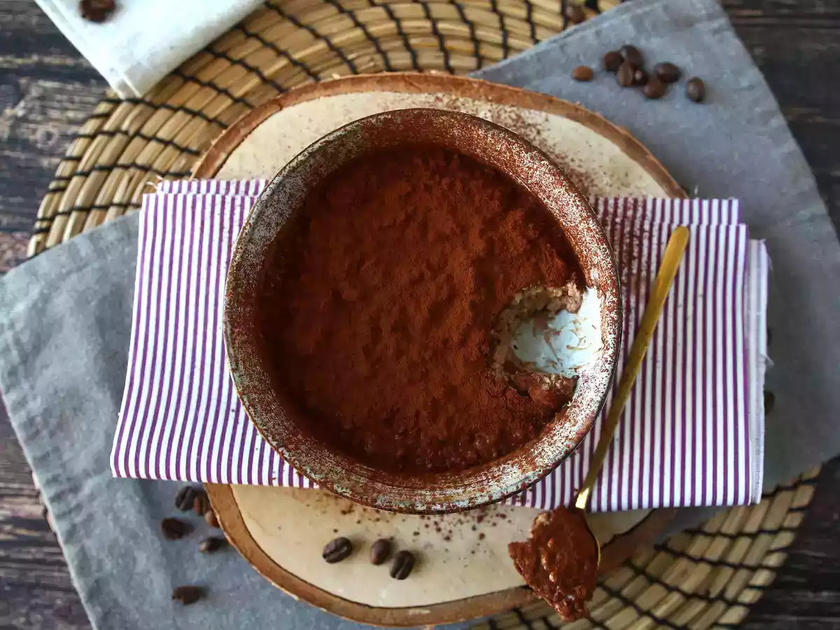 Overnight oats that taste like tiramisu, the perfect coffee and cocoa breakfast! - photo 6