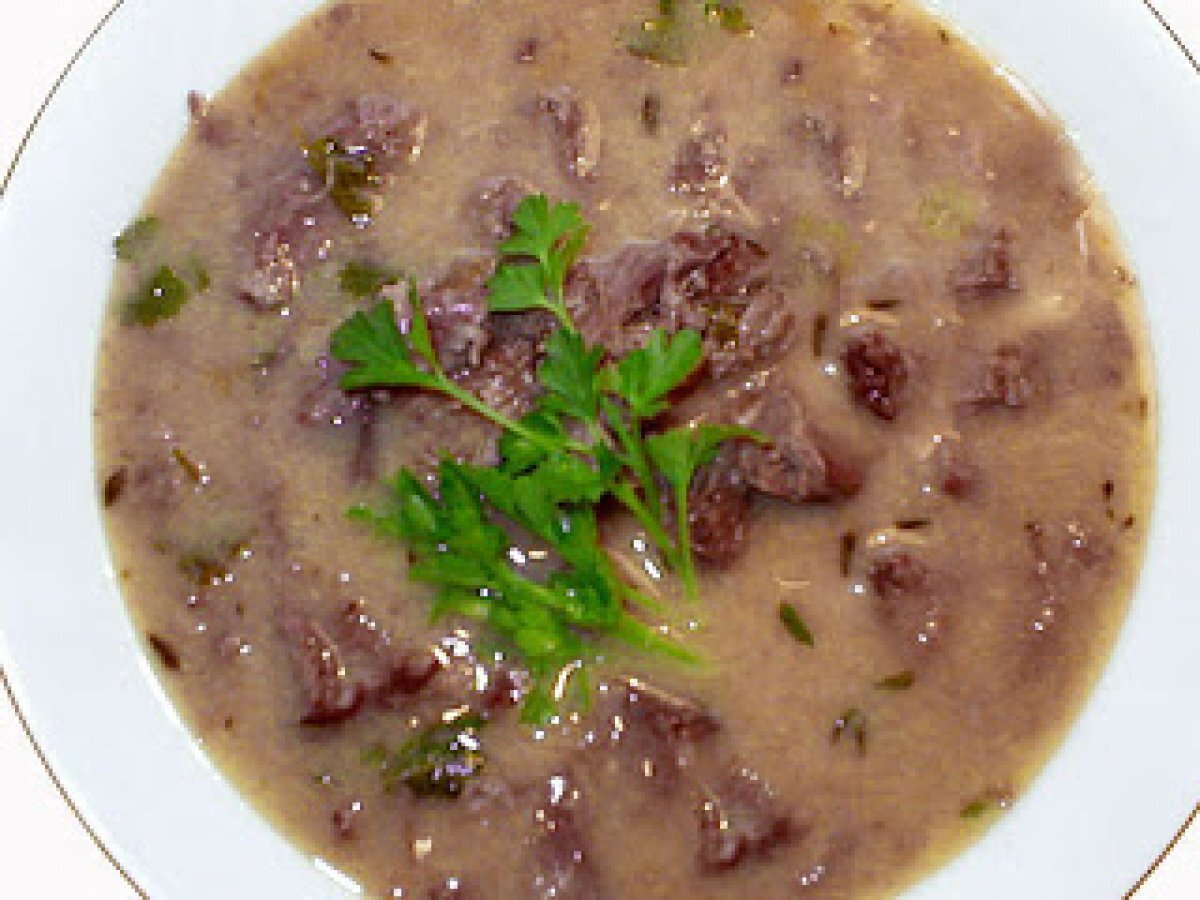 Oxtail Soup with a German influence