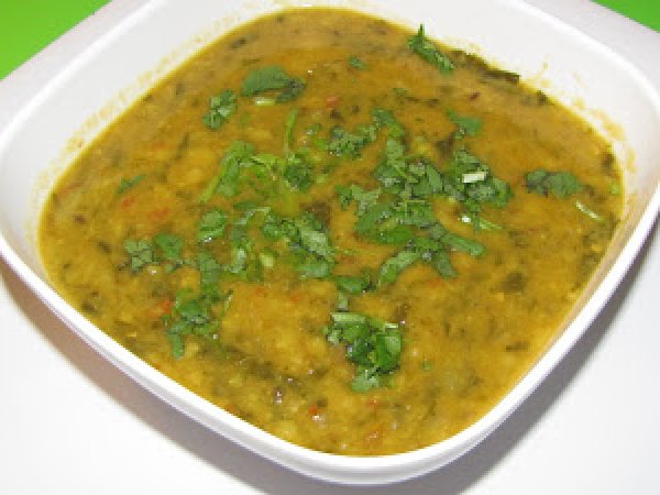 Palak Methi Dal (Spinach Fenugreek Lentil)