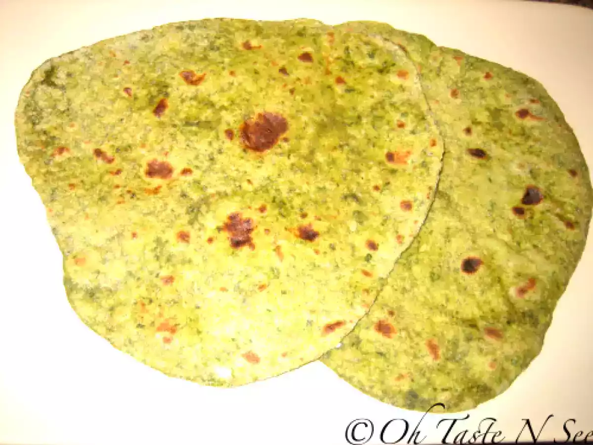 Palak Oat Bran Paratha - photo 2