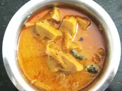 Palakai kulambu recipe / green jackfruit curry
