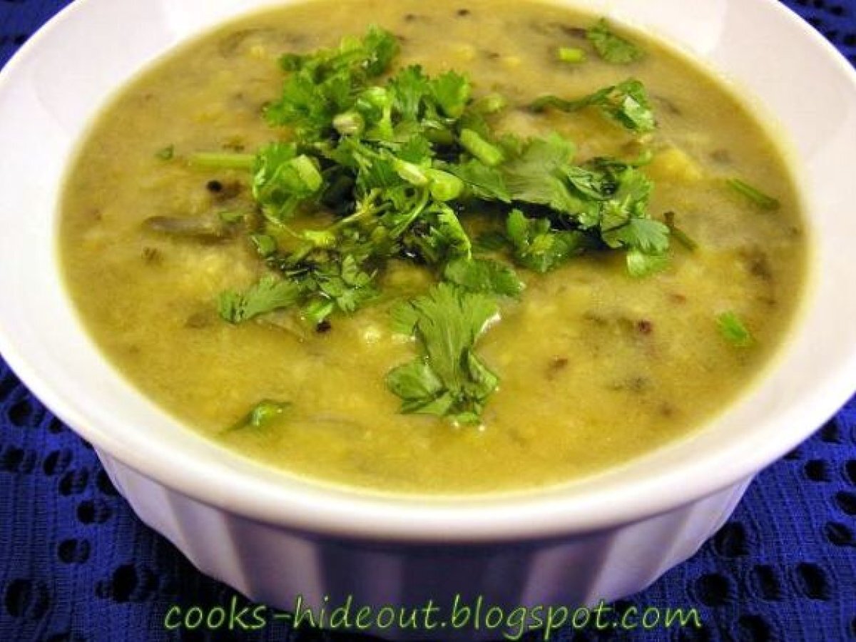 Palakura Pesarapappu/ Moong dal with spinach - photo 2