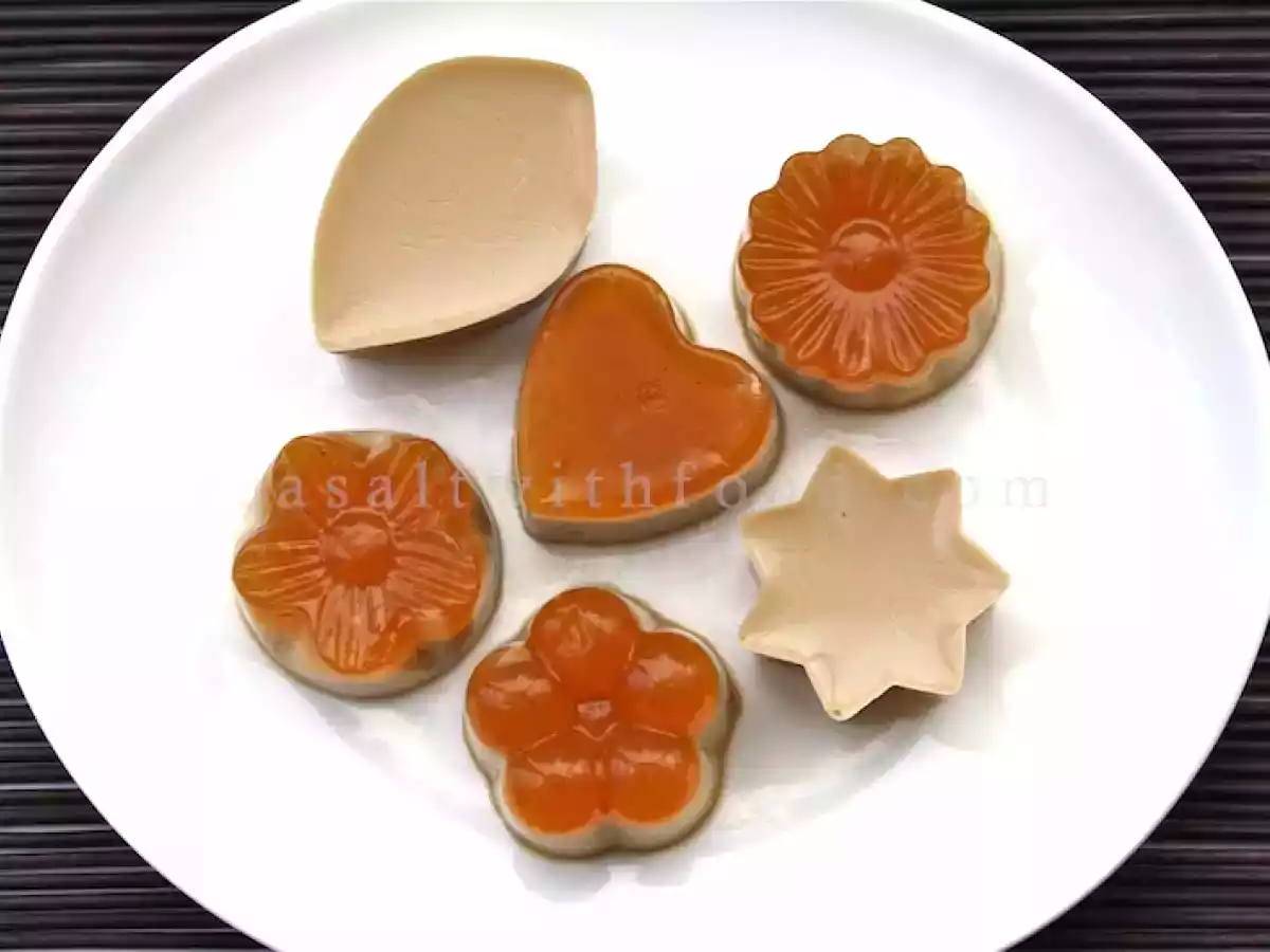 Palm Sugar And Coconut Milk Jelly