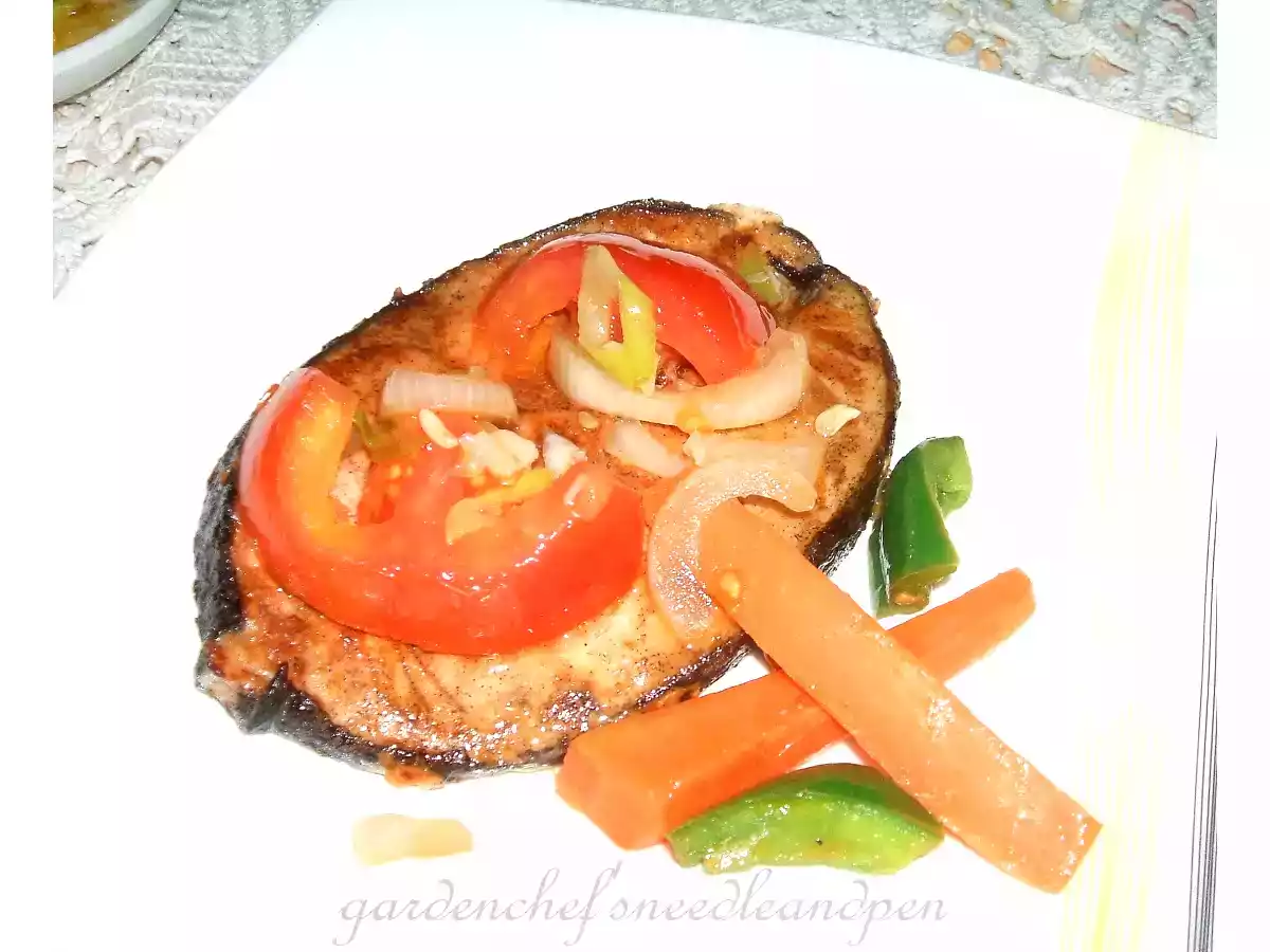 Pan Fried Gindara Tic-Tac-Toe