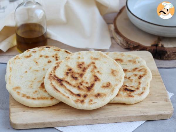 Pan-fried pita bread