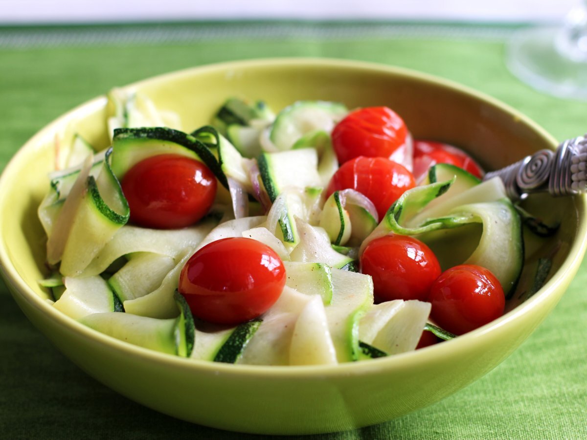 Pan-fried Pollock with Zucchini and Tomatoes - photo 2