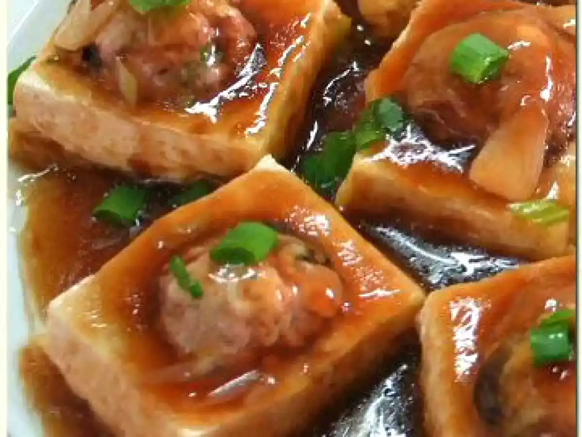Pan-Fried Stuffed Tofu With Oyster Sauce - photo 2